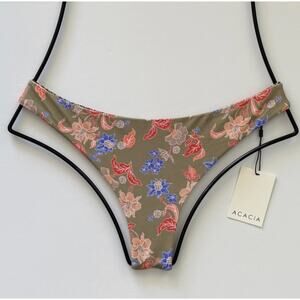 Acacia Swim Ho‘okipa Bikini Bottom – Lovina Floral (XL)